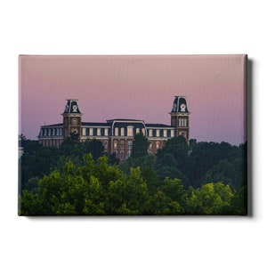 University of Arkansas | Old Main | Arkansas Razorbacks | Fayetteville Arkansas | Fulbright College | Canvas Print | Wall Art