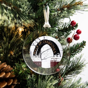 University of Mississippi | Ole Miss Christmas Ornament | Walk of Champions | Snow | Christmas Decoration | Luggage Tag | Christmas Ornament