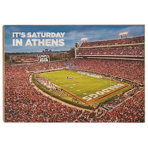 Georgia Bulldogs | UGA | Georgia Football | Sanford Stadium | University of Georgia | Wood Art