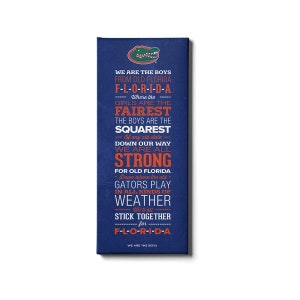We Are The Boys | Florida Gators | University of Florida | Gators | Gift for Gator Fan | Wall Art | Canvas Print