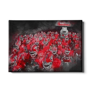 Georgia Bulldogs | The Dawg Pound | Georgia Football | Dawgs | Sanford Stadium | Canvas Wall Art | Metal Wall Art | Acrylic Wall Art