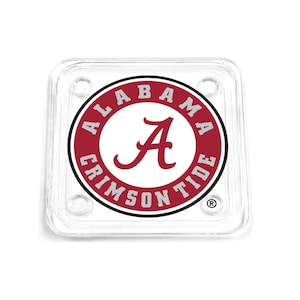 University of Alabama | Alabama Crimson Tide | Alabama Logo | Acrylic Drink Coaster | Bar Coaster | Drink Coaster