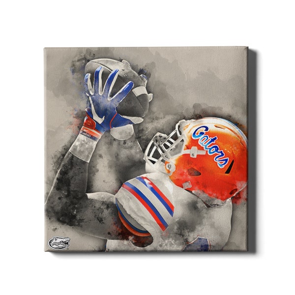 Florida Gators | The Catch Watercolor | University of Florida | Ben Hill Griffin Stadium | The Swamp | Gainesville Florida | Wall Art