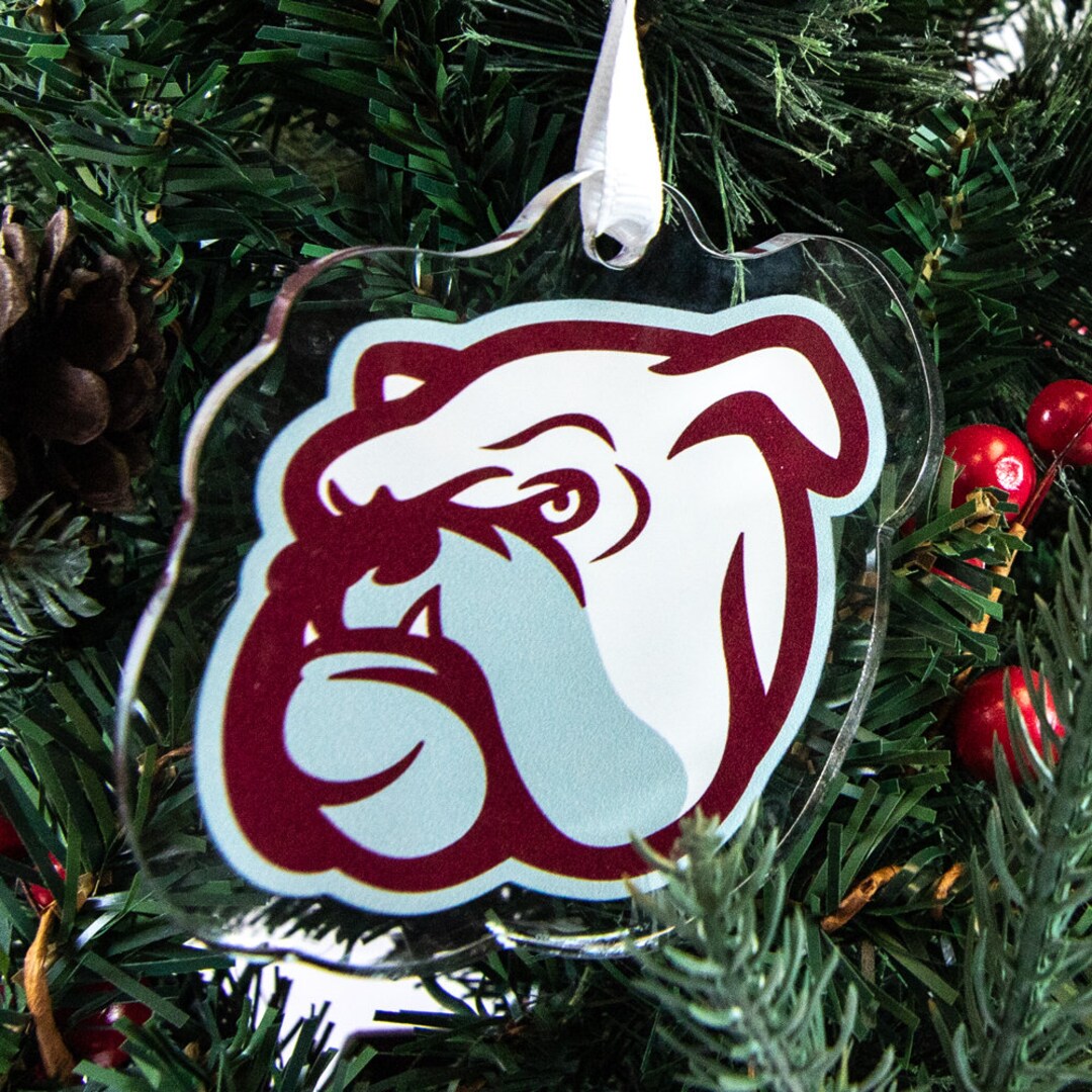 Mississippi State Bulldogs MSU Christmas Ornament MSU Bulldog Luggage