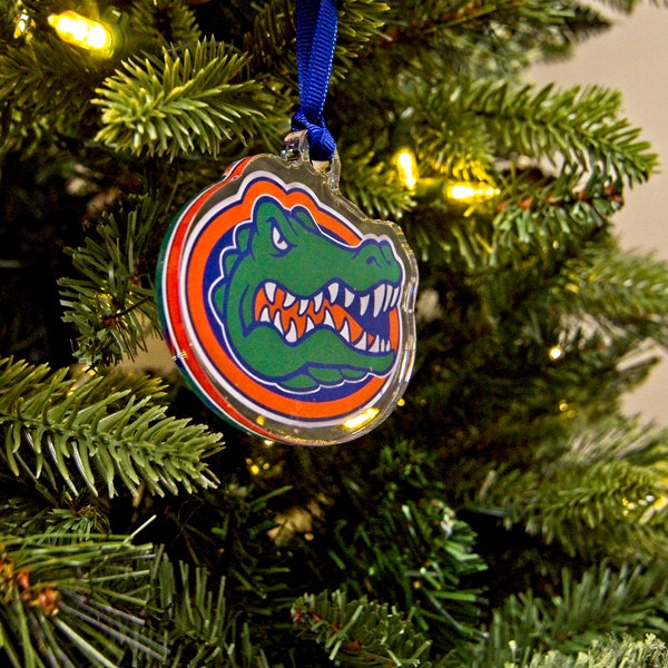 Florida Gators | Gator Logo | University of Florida | Christmas Ornament | Bag Tag | Luggage Tag | Christmas Ornament