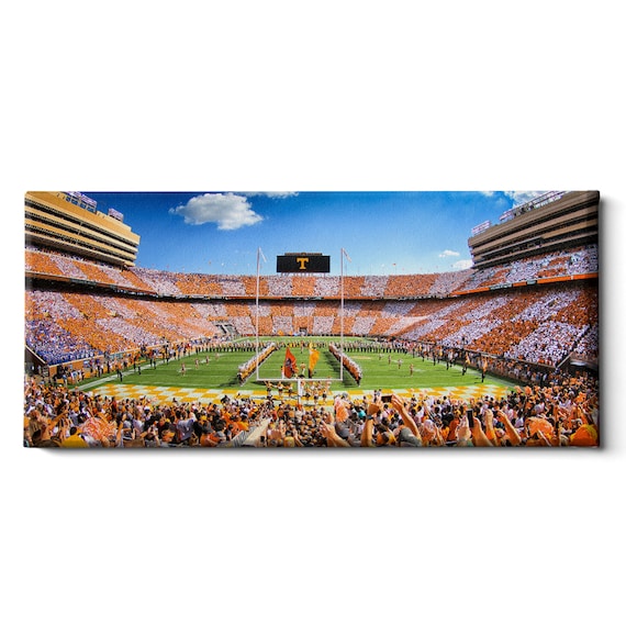 Tennessee Football Wall Art Neyland Stadium Antique Neyland