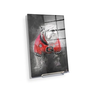 Georgia Bulldogs | The Dawg Painting | Uga X | Georgia Mascot | UGA | University of Georgia | Mini Desktop Design | Acrylic