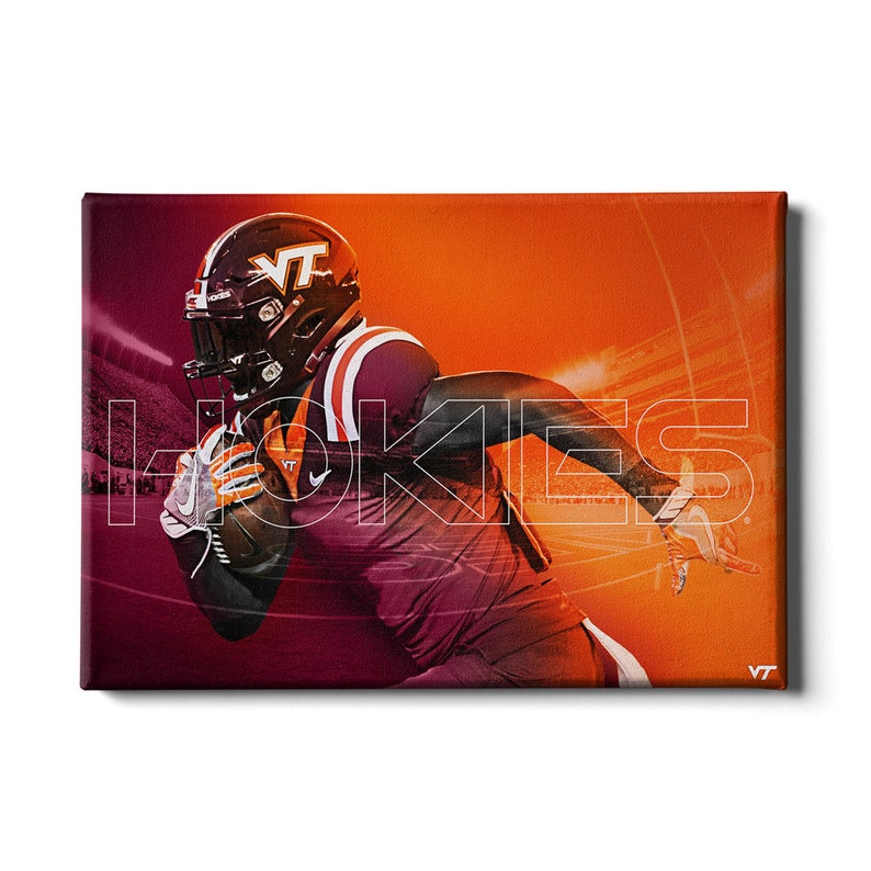 Maroon /& Orange Virginia Tech Lane Stadium VT Wall Art Virginia Tech Football Virginia Tech Hokies Enter the Sandman Hokies