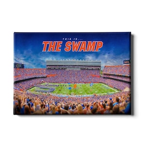 Florida Gators | The Swamp | University of Florida | Ben Hill Griffin Stadium | Canvas Wall Art | Wall Art