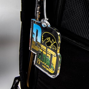 Father&#39;s Day | Iowa Hawkeyes | University of Iowa | Hawkeyes Football | Kinnick Stadium | Gift for Dad | Luggage Tag | Bag Tag
