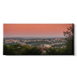 Arkansas Razorbacks | Mount Sequoyah Sunrise | Fayetteville Arkansas |  Appalachian Trail | University of Arkansas | Canvas Print | Wall Art