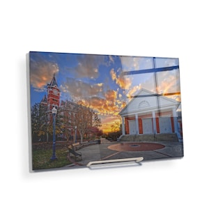 Auburn University | Samford Sunset | Samford Hall | Desktop Mini | Auburn Campus | Table Top Design | Auburn Tailgate | Acrylic