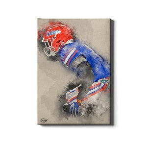 Florida Gators | Gator Defend Watercolor | Wall Decor | Gator Football | Gift for Gator Fan | Wall Art