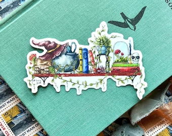 The Mini Witch's Shelf Sticker