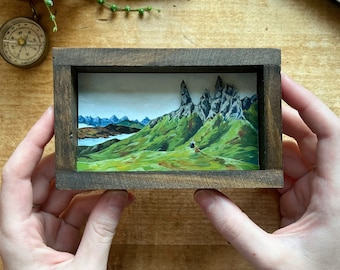 The Druid Diorama Print