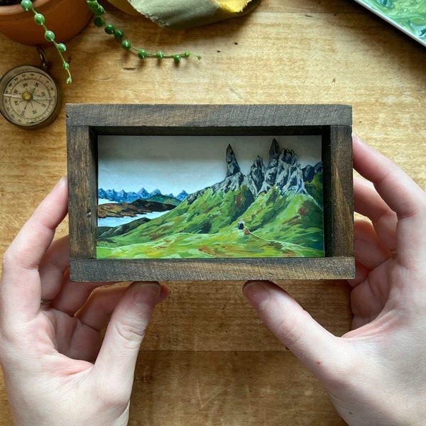 The Druid Diorama Print