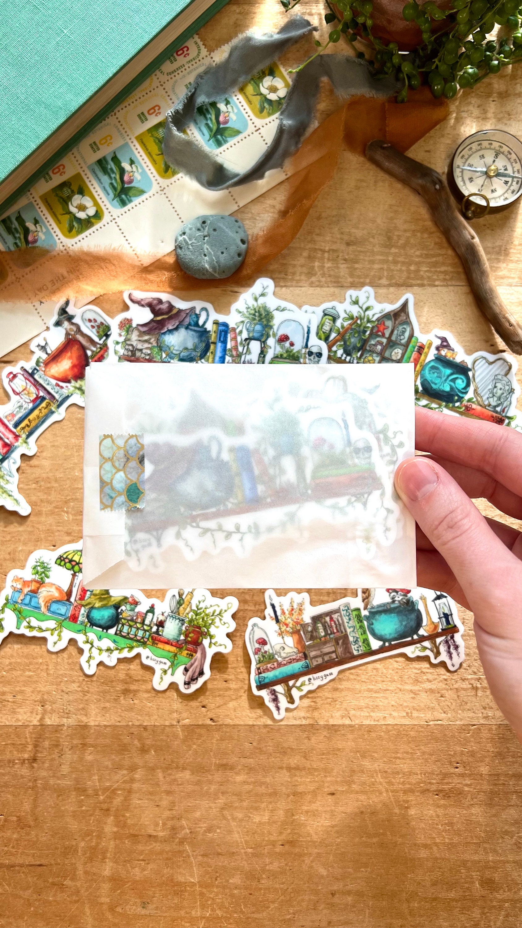 Klor Sticker The Mini Witches Shelves Sticker Pack, Vol. 1 - Etsy
