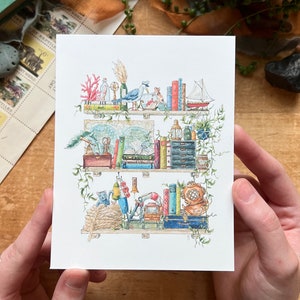 The Sailor’s Shelves Postkarte