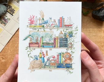 The Sailor’s Shelves Postcard