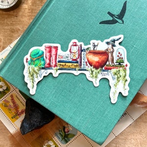 The Mini Samp Witch&#39;s Shelf Sticker