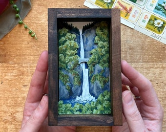 Multnomah Falls Diorama Print