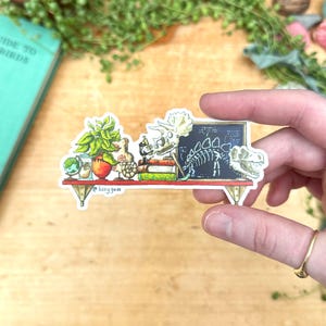 The Mini Paleontologist&#39;s Shelf Sticker