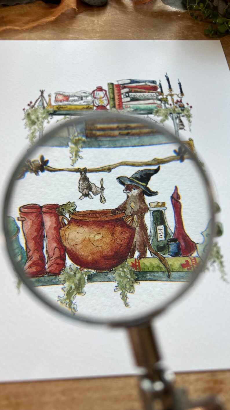 The Swamp Witch's Shelves Giclée Print - Etsy
