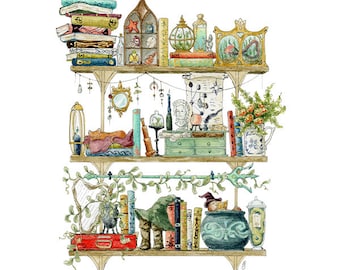 The Sea Witch's Shelves Giclée Print