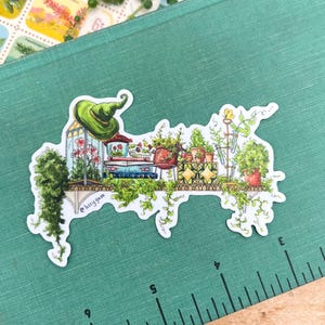 The Mini Garden Witch&#39;s Shelf Sticker