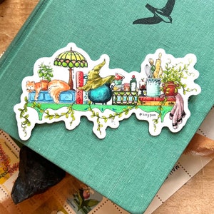 The Mini Kitchen Witch&#39;s Shelf Sticker