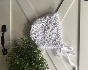 El capó de concha - Cotton Baby Bonnet - Capó de verano - Spring Bonnet