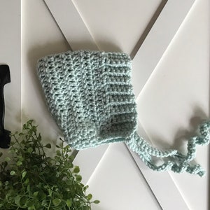 Baby Bonnet - Classic Pixie Bonnet - Pixie Bonnet - Ocean Blue