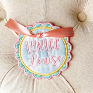 Backpack Name Tag Bag Tags Luggage Tag Fabric Name Tag Fabric Embroidered Backpack Name Tag
