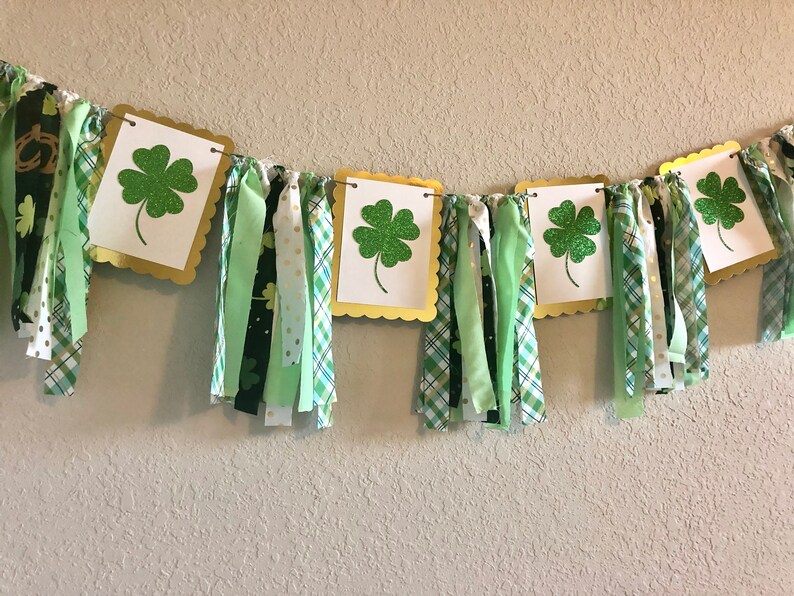 St Patrick/'s Day Clover Banner
