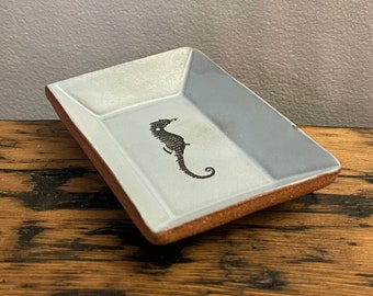 Handmade seahorse jewellery or soap dish