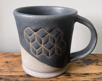 Unique handmade pottery mug