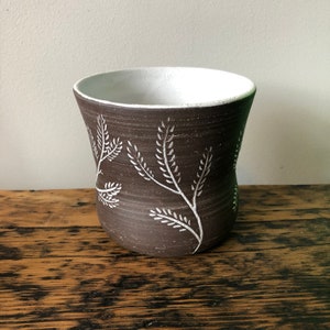 Beautiful hand-carved planter/succulent pot image 7