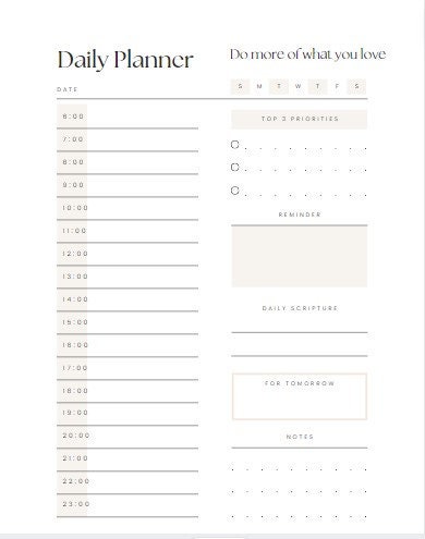 PRINTABLE Planner for Worship Leaders, Simple Design - Etsy