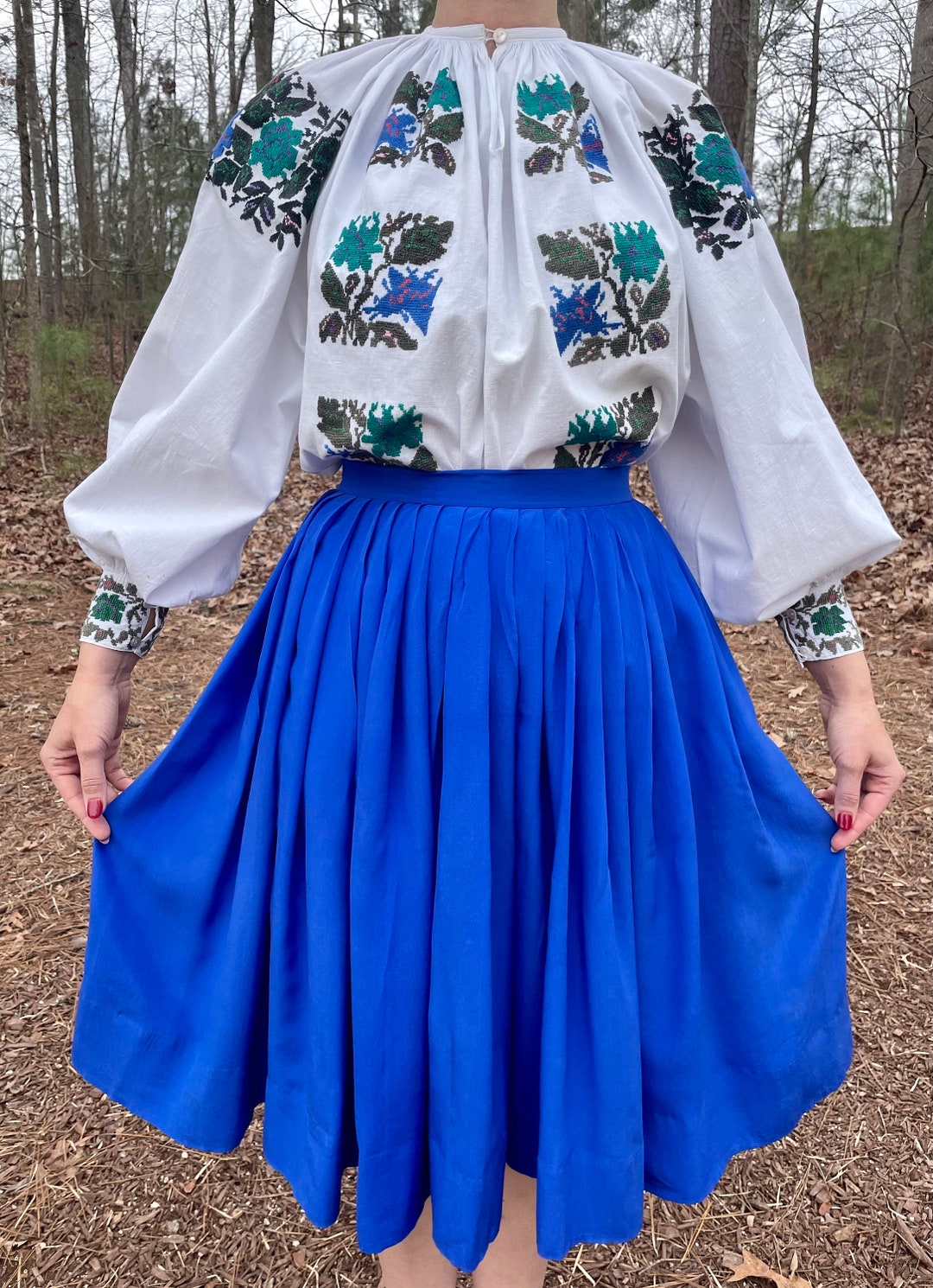 Collection Vintage Ukrainian Blouse Podillya Rare Item Traditional