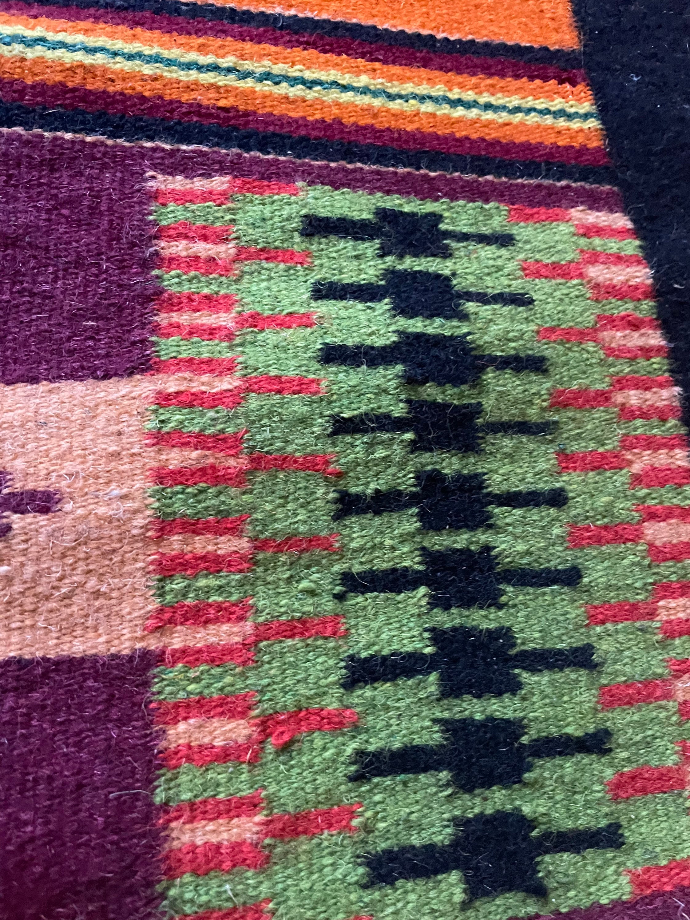 Antique Ukrainian Hutsul rug Pure wool Ideal condition Just | Etsy