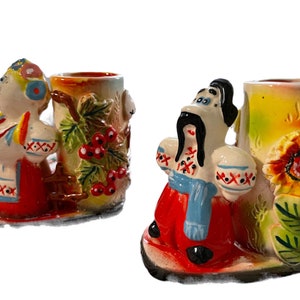 handmade ceramics Hand painted Slavyansk clay New