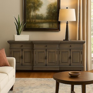 Media Console, TV Stand, Solid Wood, Console Cabinet, Rustic, Knotty Alder, Handmade, Media Cabinet, Entertainment Center