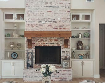 Rustic Fireplace Mantel