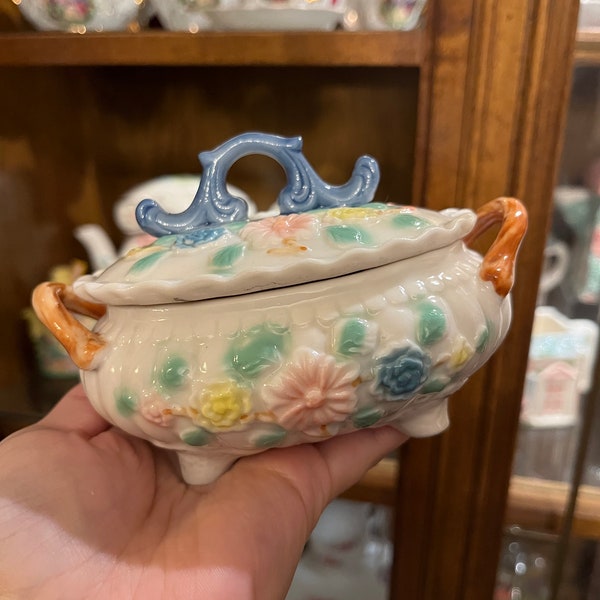 Porcelain Flag Box Etsy