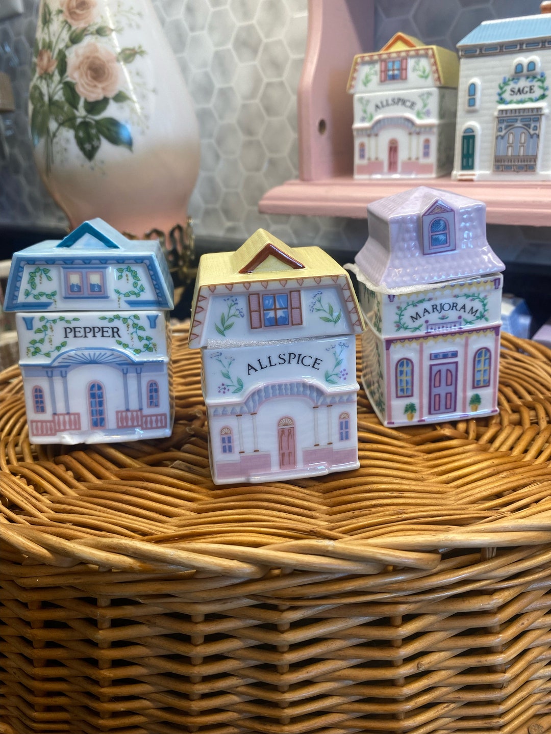 Lenox Spice Village Jars - Etsy