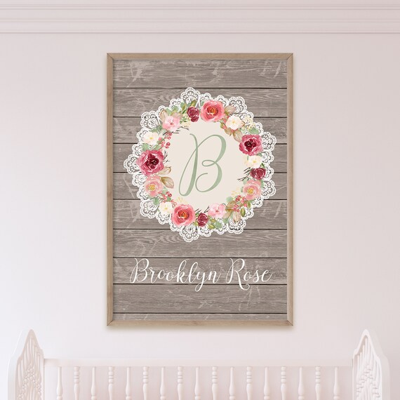 personalized nursery wall art