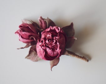 BOUTONNIÈRE DE FLEUR, boutonnière de mariage, boutonnière de fleurs de mariage de marié, accessoire homme, boutonnière pour homme, boutonnière de décoration florale