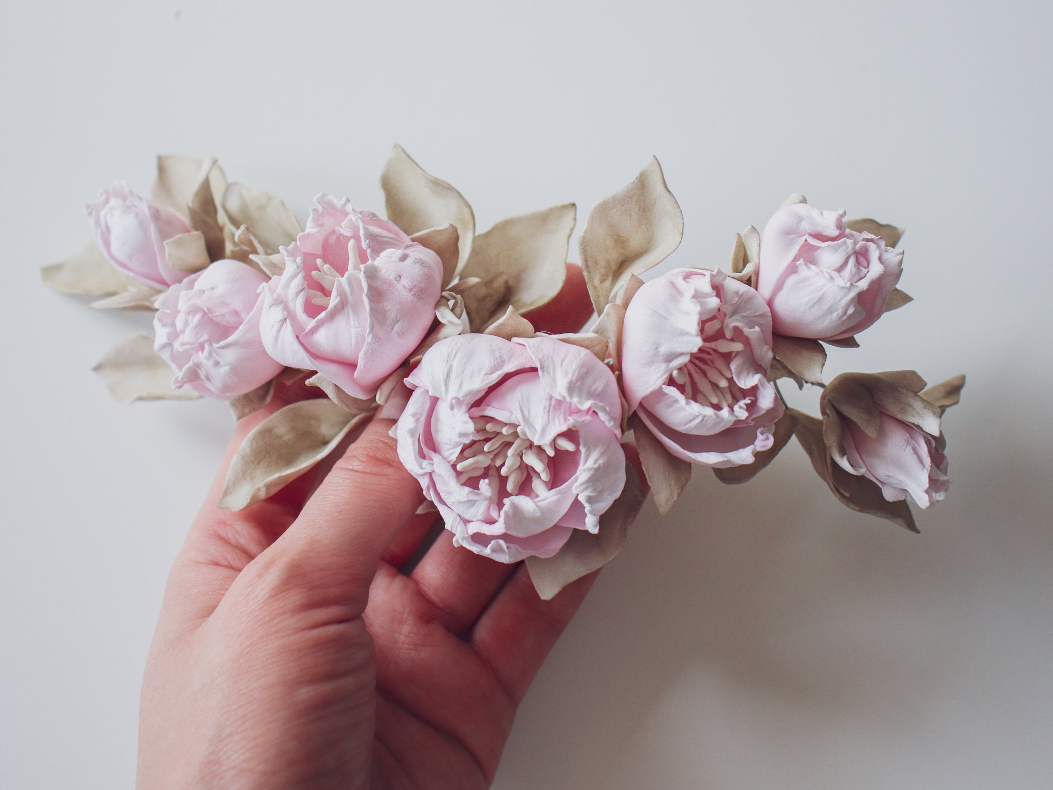 Peony Hair Clip