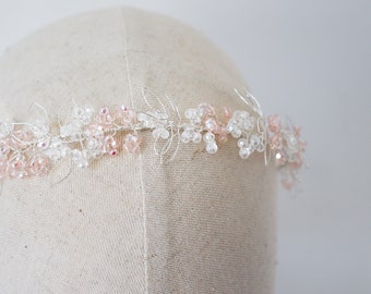 Crystal crown for women - Wedding hair accessory - Bridal tiara