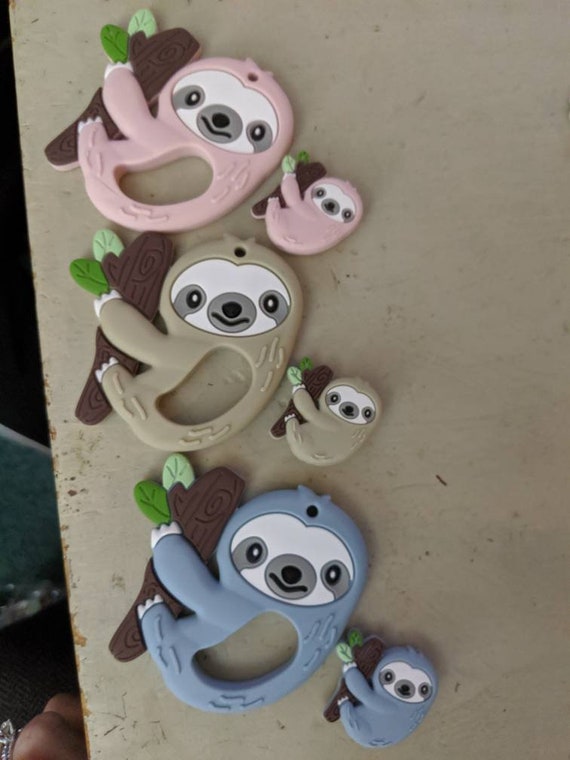 sloth teething toy